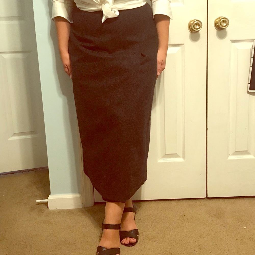 Bice maxi wool skirt